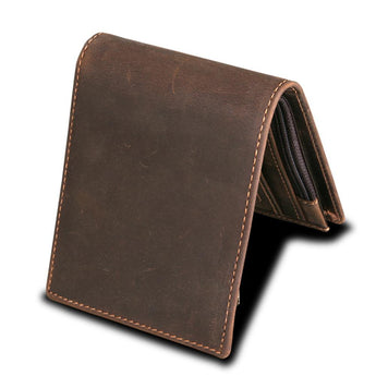 Men Wallets Vintage Cow Genuine Leather Wallet