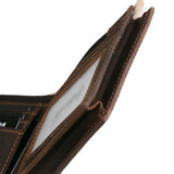Men Wallets Vintage Cow Genuine Leather Wallet