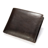 Fashion Short Men Wallet Leather