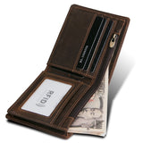 Men Wallets Vintage Cow Genuine Leather Wallet