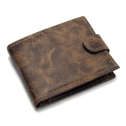 Leather Short Men Wallet
